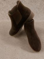 Wildlederimitation Stiefeletten Gr: 39-40