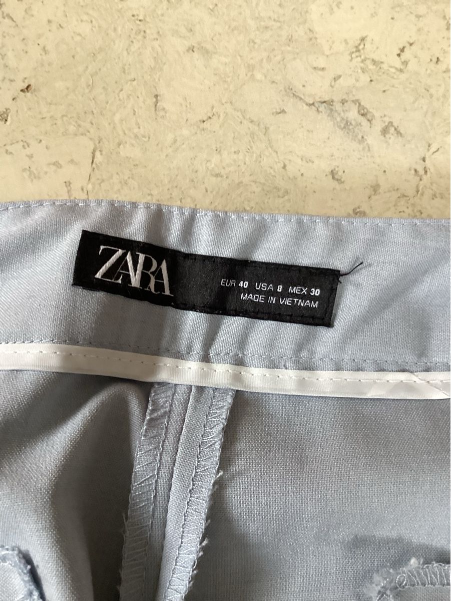 Zara Hosen: Zara Stoffhose Hellblau Gr. 40, neu – Neu (gemäss Beschreibung) aus Wassen UR von SABDOM 1