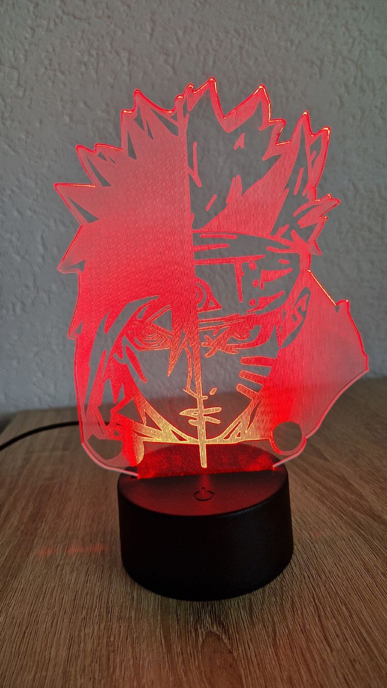 Lampes: Lampe LED Naruto x Sasuke – Neuf (Voir description) à Bernex par Hallohisse 2