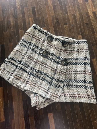 Zara Hosenrock mit Karo-Muster