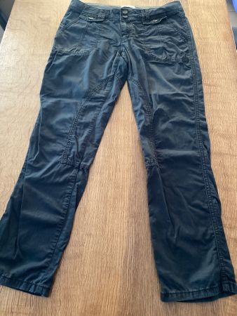 OPUS 7/8 HOSE Gr.40/M schwarz/d’blau /Optik Reithosen-Besatz