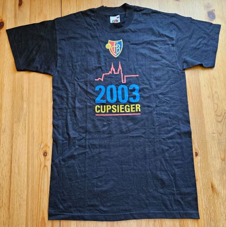 FC Basel Fanshirt Cupsieger 2003 Grösse M FCB 1893 Trikot