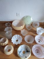 Lot antike Lampengläser Artdeco /Jugendstil