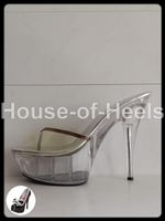 Escarpins Mules Aneu ClubGirl 6 42 talon 16cm plateau 5cm