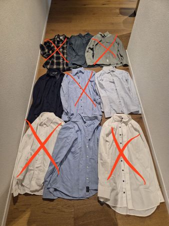 Hemdenpaket 4 Stück Grösse L