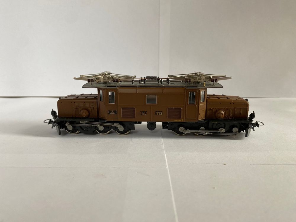 Bemo Modelleisenbahnen: BEMO 1255 103 RhB Ge 6/61 413 – Neu (gemäss Beschreibung) aus Wettingen von Mobacram