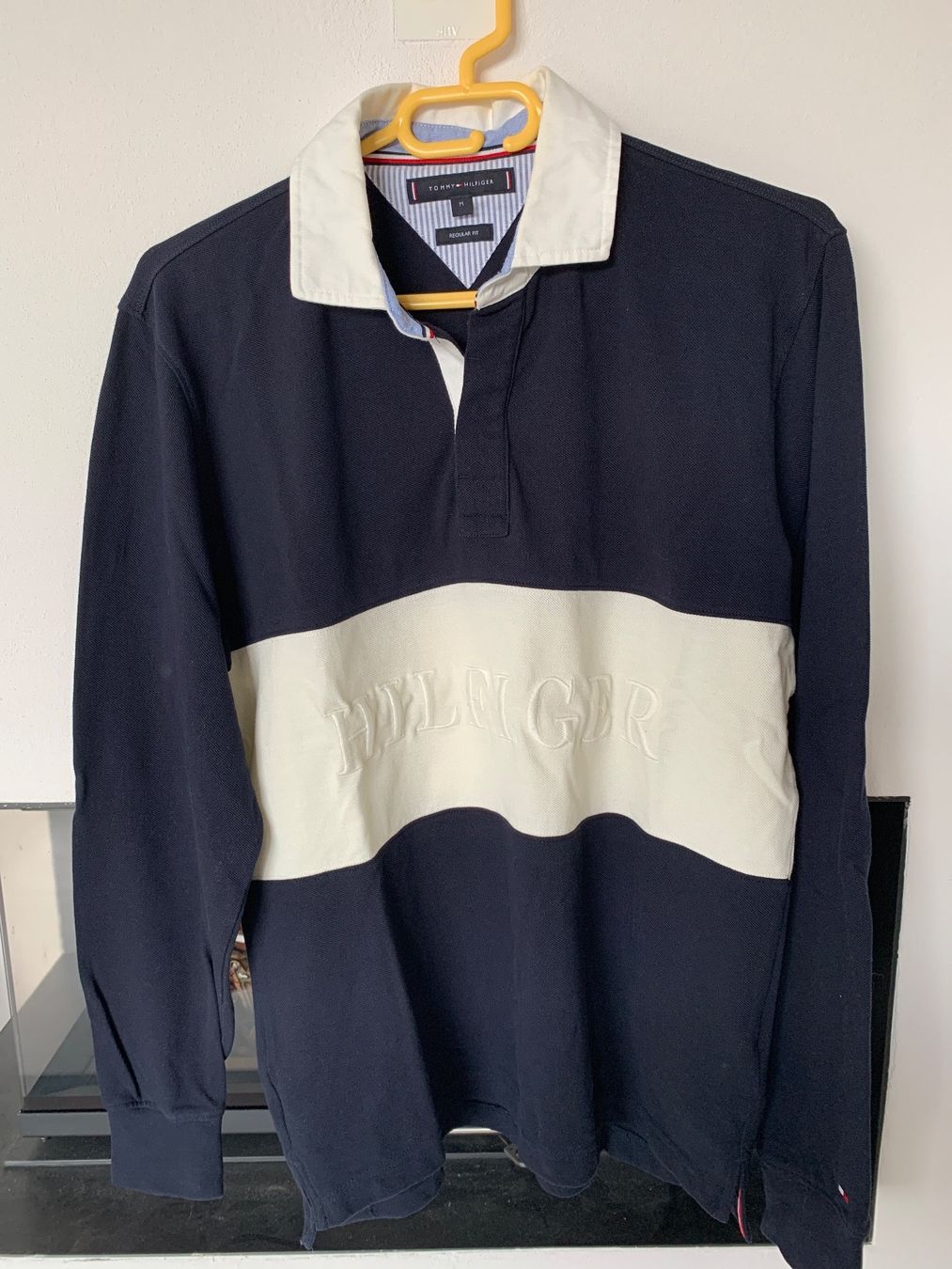 Tommy Hilfiger Magliette Polo: Langarm Poloshirt Thomy Hilfiger Gr.M – Usato da Zuzwil SG venduto da Ibohaus 1