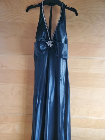 Schickes, elegantes, schwarzes Abendkleid, Grösse XS/34
