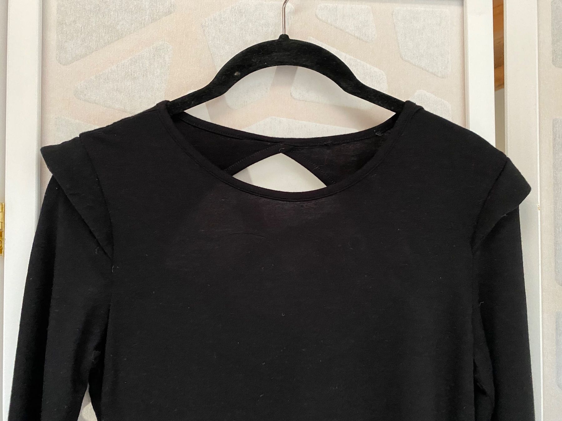 Topshop Tops: Great black stretch TOPSHOP top. UK10, S – Neuf (Voir description) à Grund b. Gstaad par PlageNeige 3