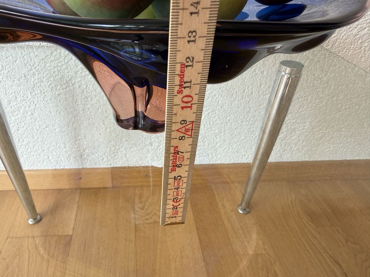 Ciotole: Glasschale blau Designobjekt Glaskunst – Usato da Bern venduto da Delamer 4