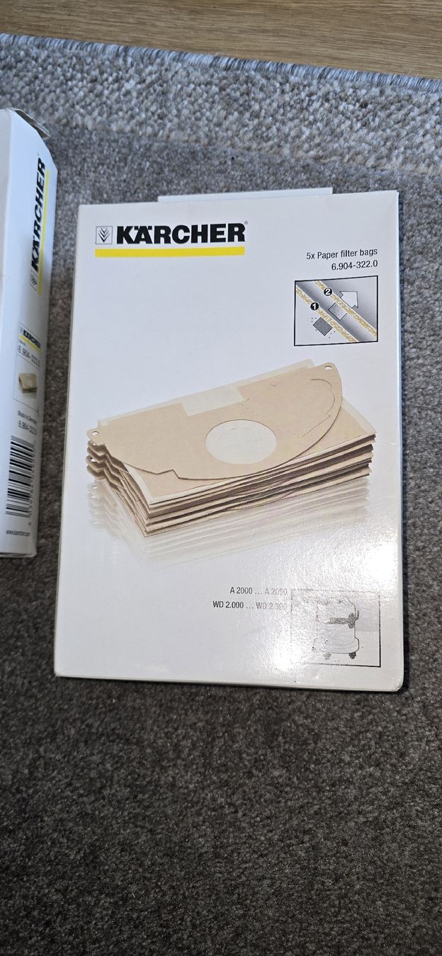 Kärcher Aspirapolveri & Accessori: Kärcher Papierbeutel Original – Nuovo (secondo la descrizione) da Adlikon b.Regensdorf venduto da Gan500W 3