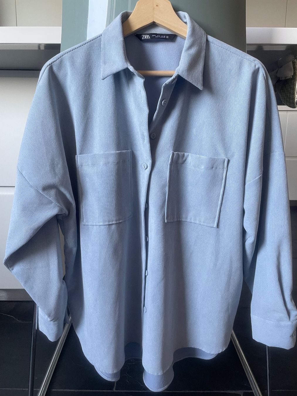 Zara Camicette: Zara Oversize-Cordhemd light blue, Gr S – Nuovo (secondo la descrizione) da Coldrerio venduto da Theres2004