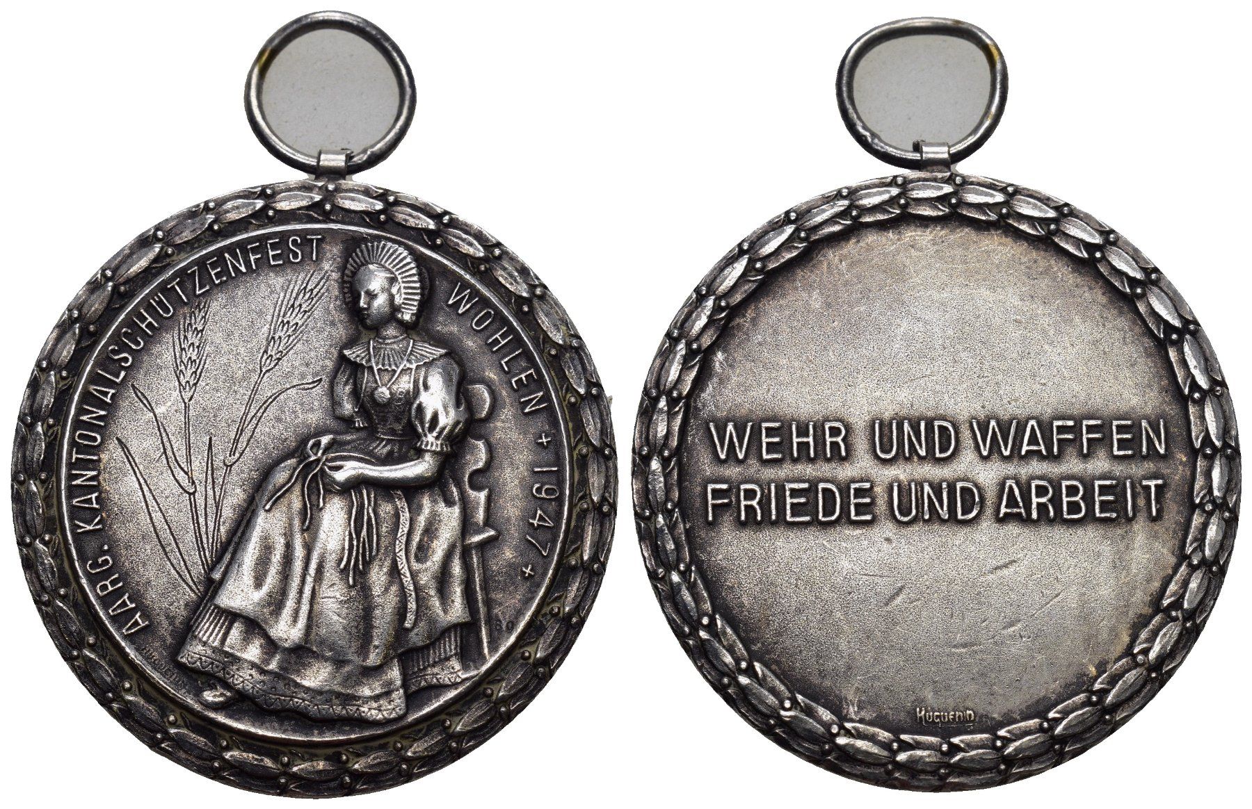 Medaillen: Wohlen 1947 – Gebraucht aus Bern von numismatictops