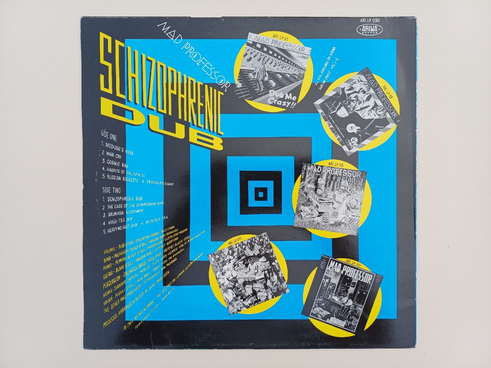 Dischi in vinile: Mad Professor "Schizophrenic Dub - Dub me crazy Vol.6" LP – Usato da Begnins venduto da Drastic-Sound 1