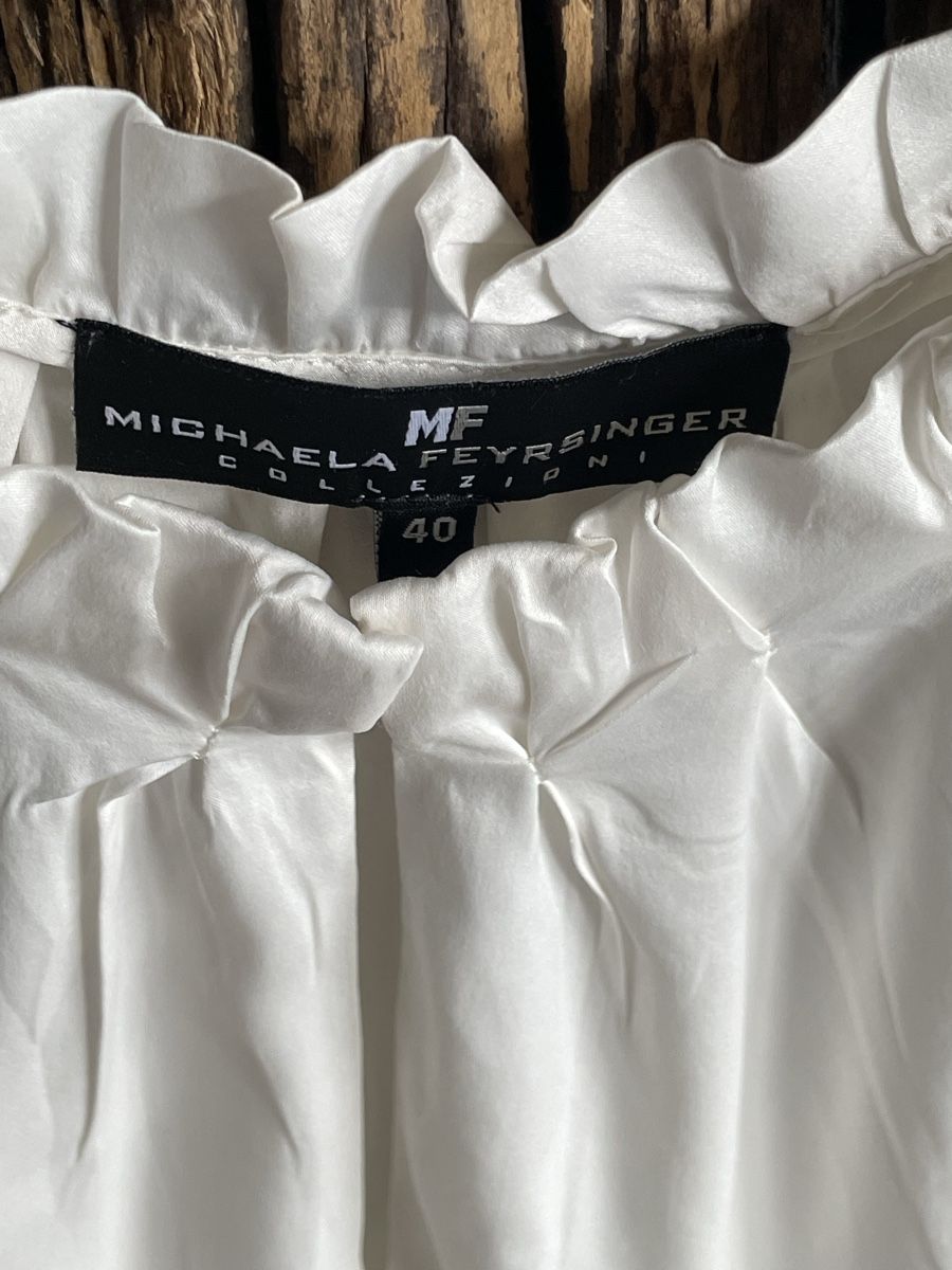 Camicette: Michaela Feyrsinger Schöne Seidenbluse in creme Gr.40 – Usato da St. Moritz venduto da hdj_dd7v 1