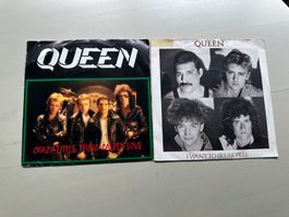 QUEEN FREDDIE MERCURY tolle Singles We will rock I wanna 80'