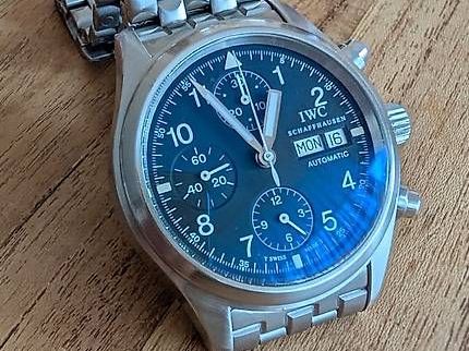 IWC Orologi: IWC Fliegerchronograph Ref. 3706 Durchmesser 39mm – Usato da Brunnen venduto da Alfa