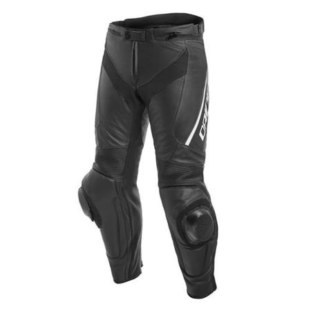 Dainese Delta 3 Hose Leder kurz/lang - schwarz-schwarz-we...