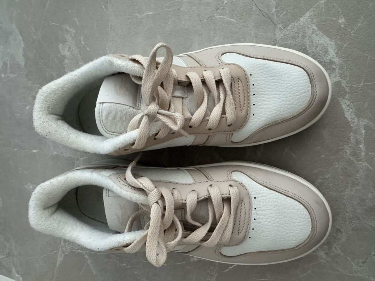 Lacoste Damenschuhe: Lacoste T-Clip Plat Sneakers – Neu (gemäss Beschreibung) aus Sins von sum_lv6d 1