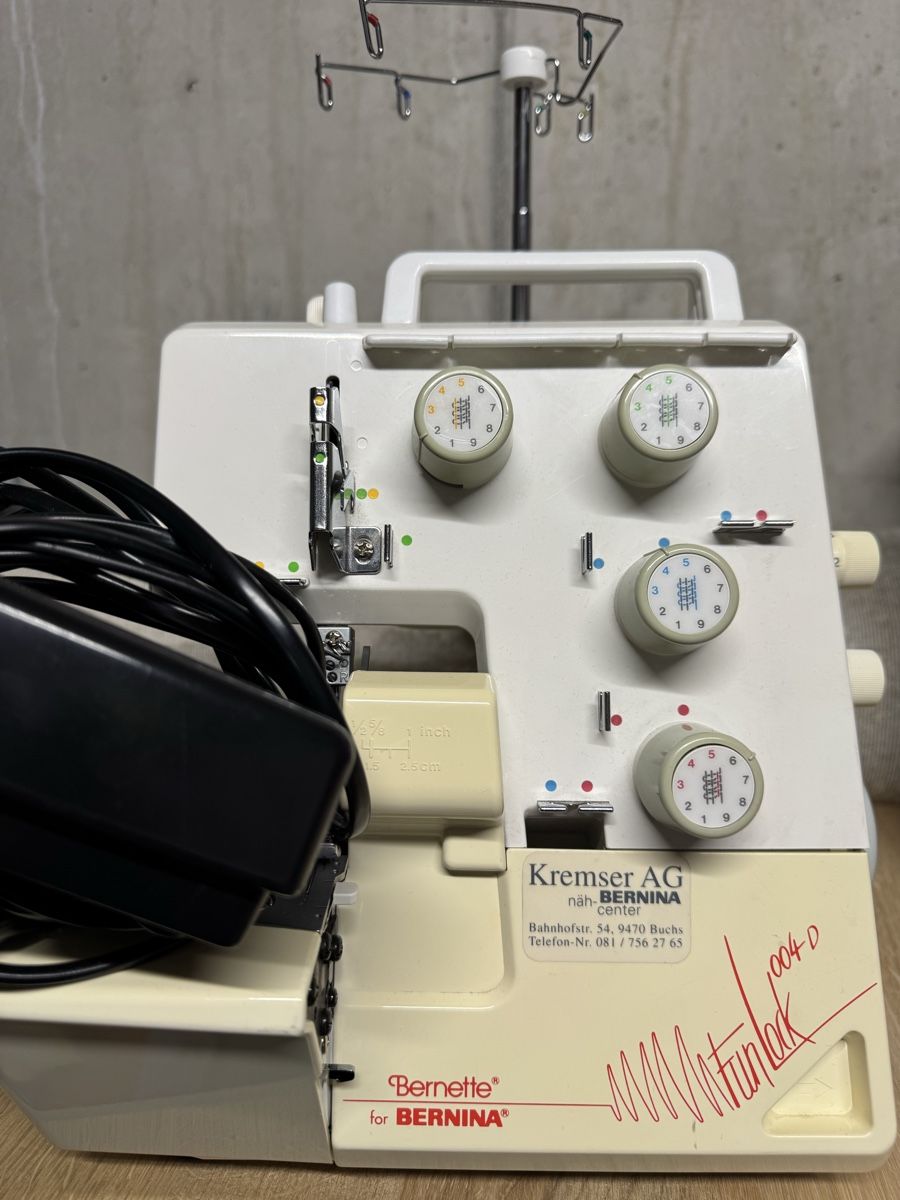 Bernette for Bernina 004D Overlock Nähmaschine funktionsfähi (D ...