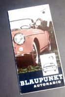 Original Katalog; BLAUPUNKT AUTORADIOS, um 1960
