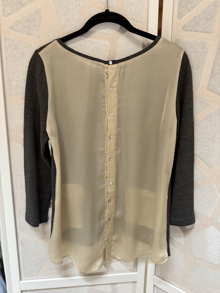 Zara Top: Great Zara grey & beige top. S – Nuovo (secondo la descrizione) da Grund b. Gstaad venduto da PlageNeige 2