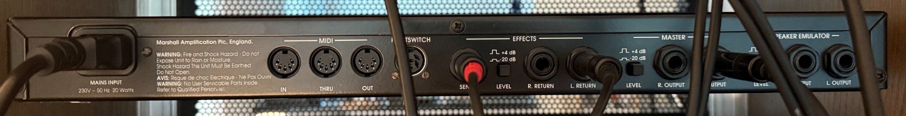 Marshall Amplificatori: Marshall JMP-1 Röhren Preamp + Rack/Valvestate/G-Sharp FX – Usato da Siebnen venduto da Bushidozen 4