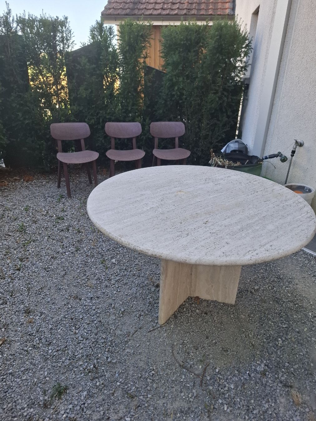 Tische: Travertin Stein Tisch – Gebraucht aus Biel/Bienne von maximus1986 1