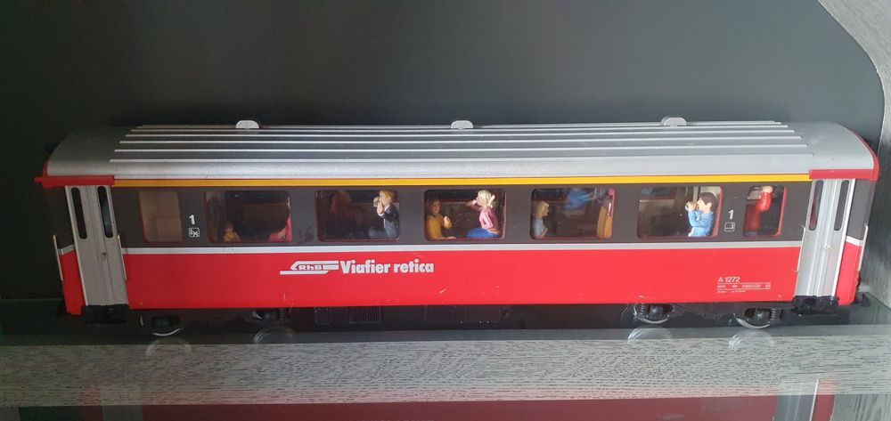 LGB: RHB PERSONENWAGEN A 1272 MIT FIGUREN UND LICHT 3067 OVP | Kaufen ...