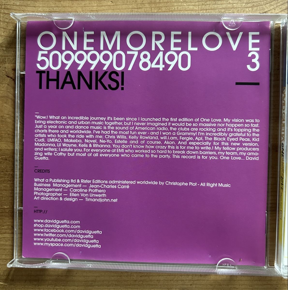 CD: CD David Guetta One more Love – Usato da Brislach venduto da gre_t5pb 2