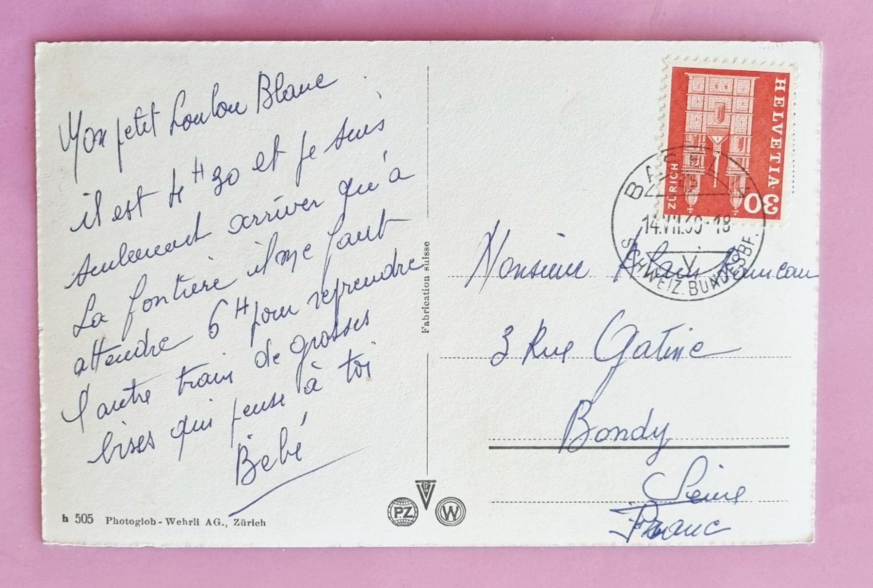 Cartoline postali: Basel - Aeschenplatz - Tram Haltstelle - 1953 – Usato da Rothrist venduto da RROENK 1