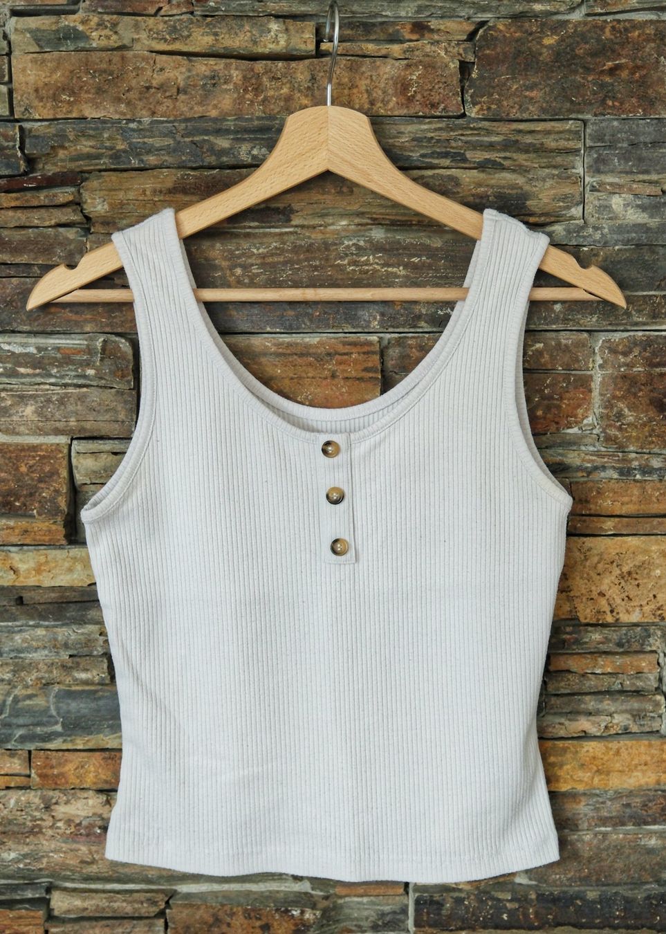 Tops: geripptes Top EVEN&ODD weiss – Gebraucht aus Winkel von man_2qfr