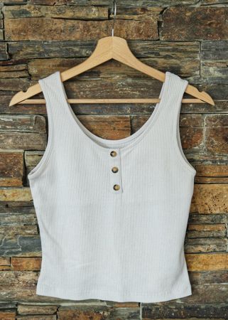 geripptes Top EVEN&ODD weiss