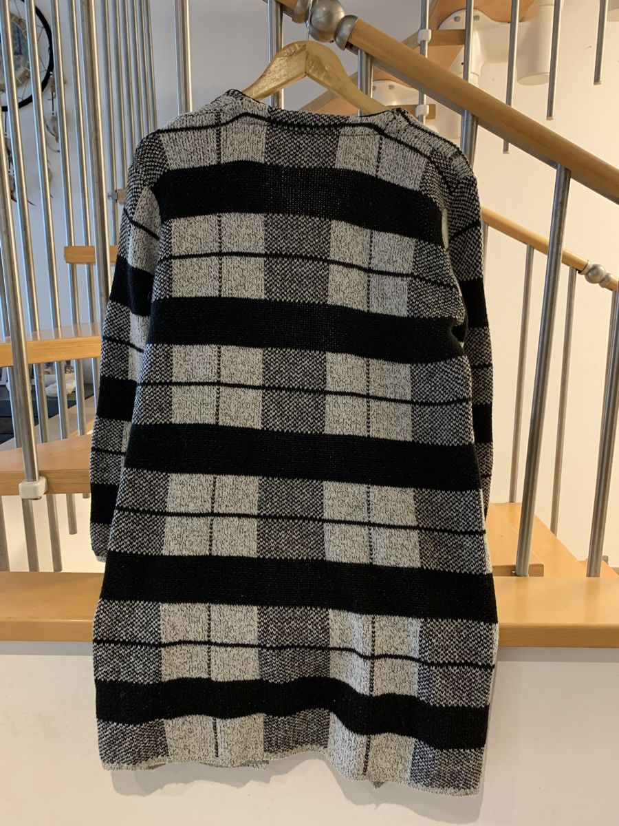 Gilets & Westen: Jaquette à carreaux noirs Chicorée taille S – Gebraucht aus Perroy von barballalla 2