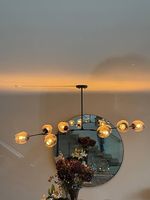 Luminaire suspendu 8 bulles 