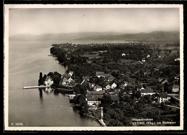 Cartes postales: Uttwil am Bodensee, Totalansicht vom Flu – D'occasion à Berlin par bartko-reher