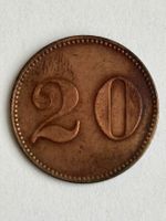 Werth-Marke 20 Pfennig, Deutsches Reich / Jeton