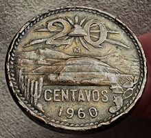 MEXICO 20 CENTAVOS 1960