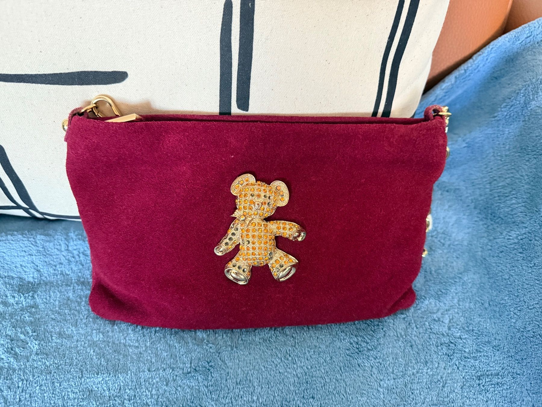 Moschino Borse da donna: Moschino Suede Leather  Tasche – Usato da zürich venduto da Fairywinkle