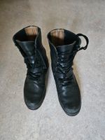 Kampfstiefel Leder schwarz Minerva Grösse 43 gebraucht