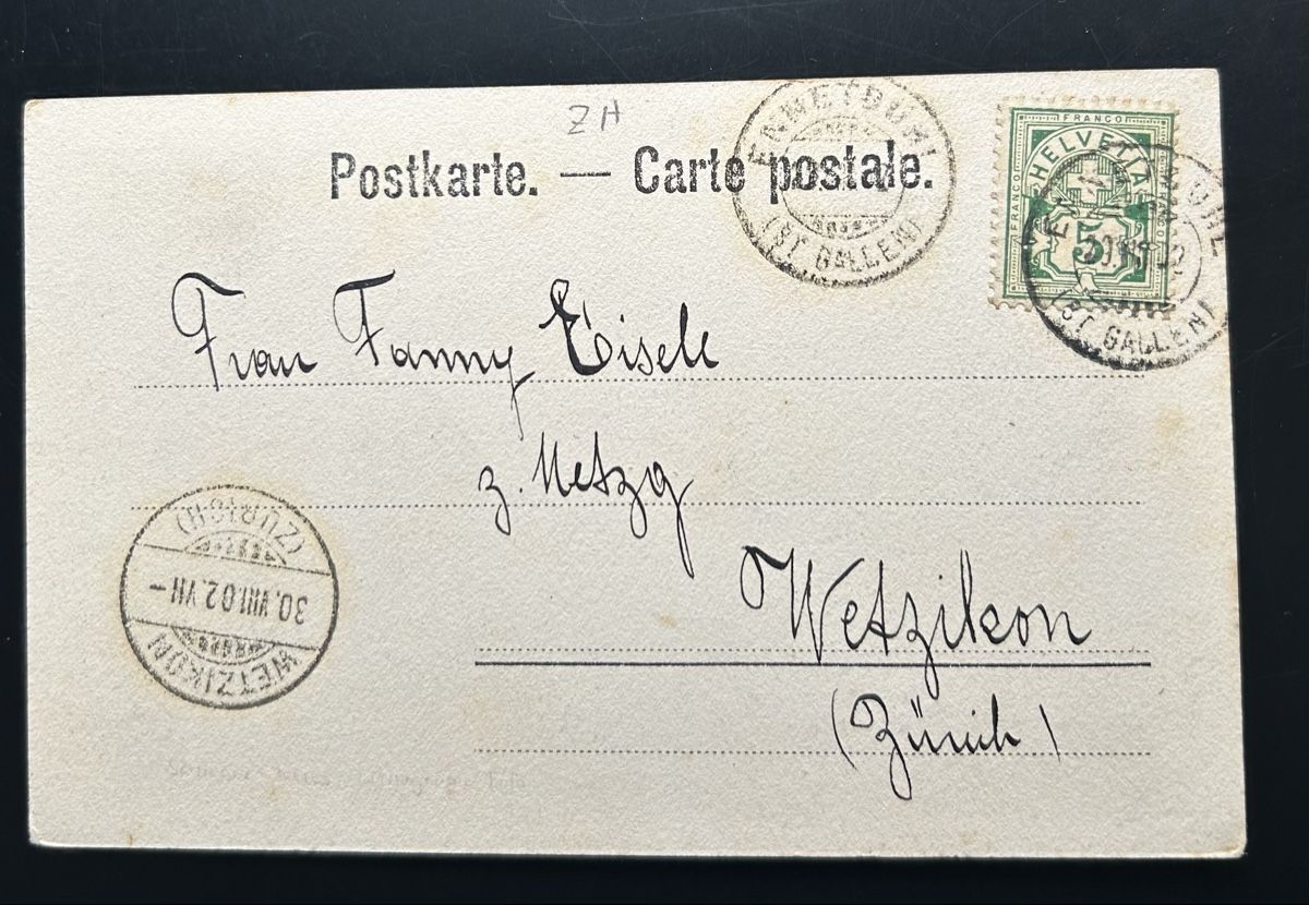 Cartoline postali: Gruss aus dem Toggenburg Ennetbühl  – Usato da Horw venduto da Tellbub 1