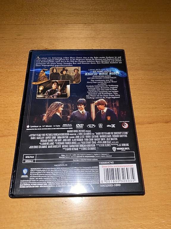 Tutti i DVDs: Harry Potter DVD "der Stein der Weisen" – Usato da Niederbüren venduto da canadace 1