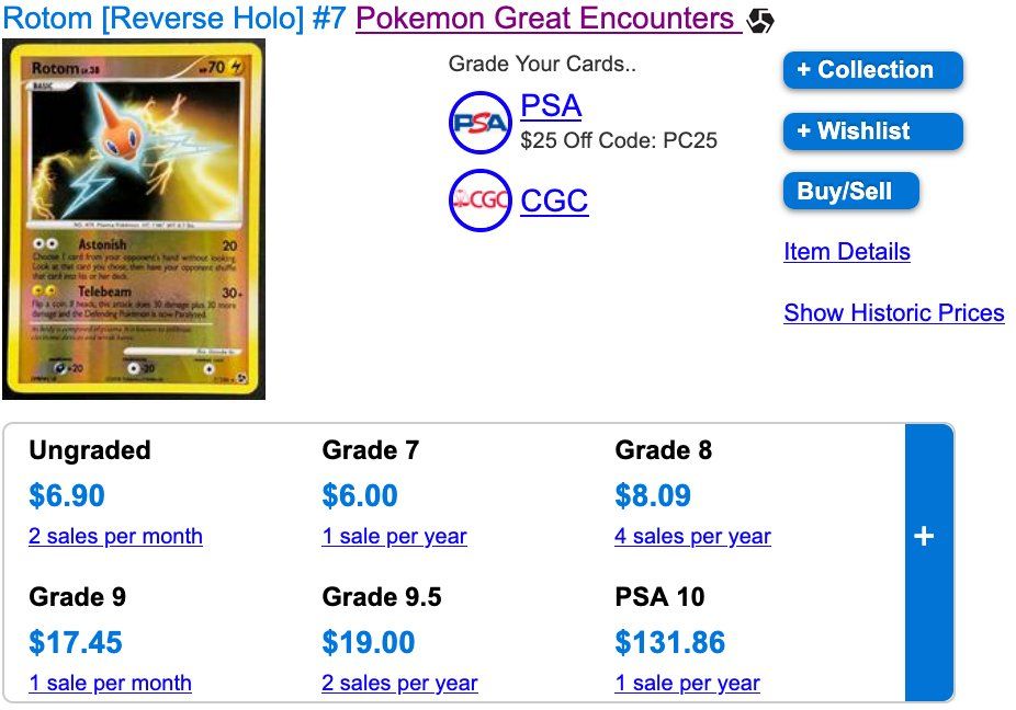 Pokémon Carte collezionabili: Rotom Rare Reverse Holo 7 & Rare 20 – Usato da Zürich venduto da PEACECOCOON 3