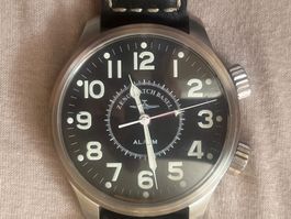 Zeno watch basel Alarm Handaufzug Flieger