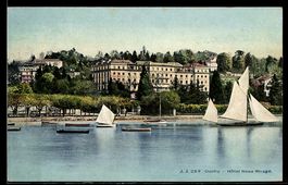 AK Ouchy, Hotel Beau Rivage, Segelboote