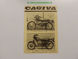 Cagiva SXT/SS 125 Prospekt deutsch