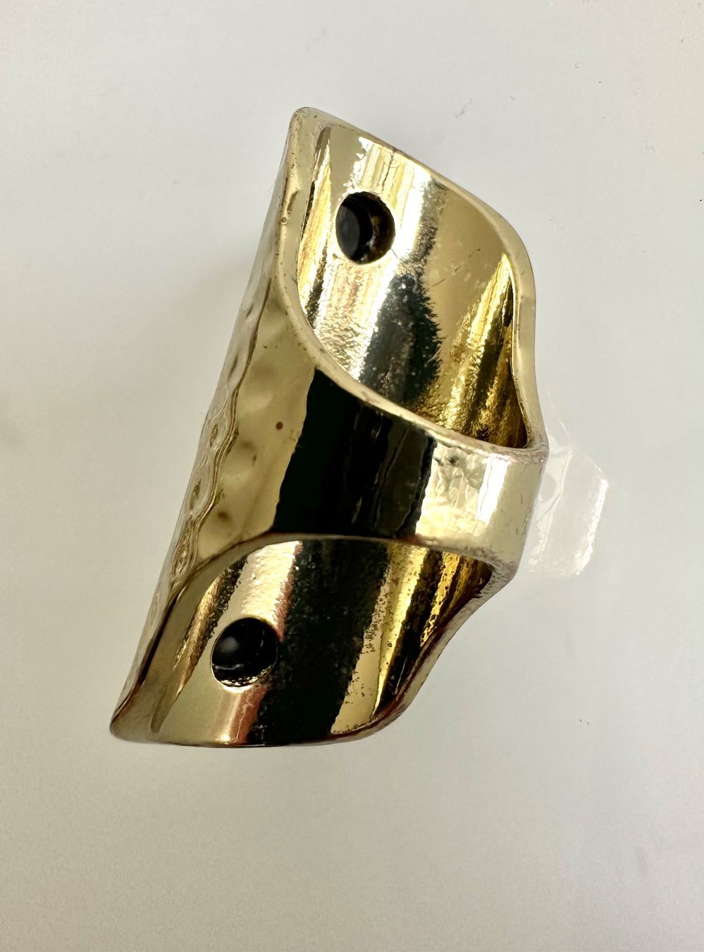 Ringe: Ring mit Hammerschlag Optik und schwarzen Steinen – Gebraucht aus Bern von Fraeuleinhonig 7