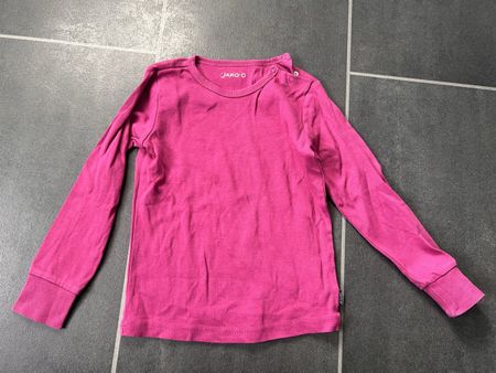 JAKO-O Langarmshirt, Gr. 116/122, pink - Top Zustand!