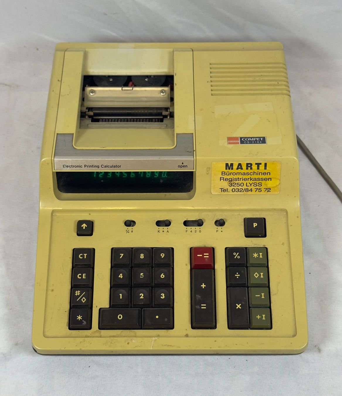 Sharp Calcolatrici tascabili: Ancienne calculatrice électronique Sharp Compet CS-2164 – Usato da Tramelan venduto da lolopat 1