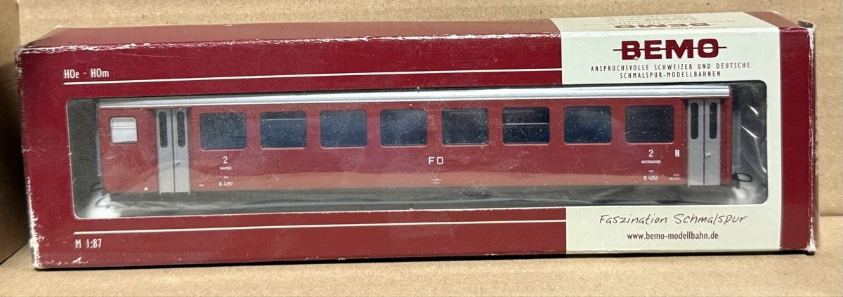 Bemo Modellini di ferrovie: Bemo FO Personenwagen – Usato da Thusis venduto da Jasmin1991995
